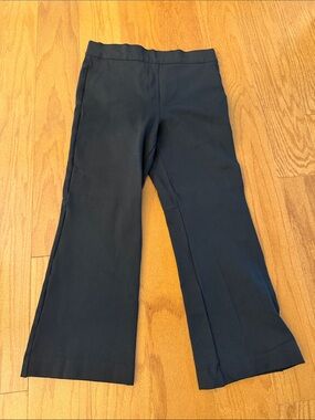 SPANX Black Flare-Leg Ponte Trousers